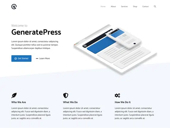 Free GeneratePress Theme